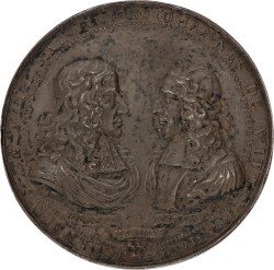 Nederland. 1672. Johan en Cornelis de Witt te 's-Gravenhage vermoord. VF +.