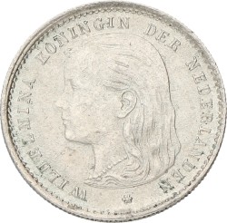 10 Cent. Wilhelmina. 1897. AUnc