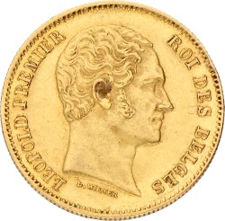 Belgium. Leopold I. 25 Francs. 1848 - With dot. VF +