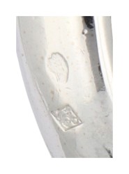 Chaumet 18K witgouden ring bezet met ca. 1.25 ct. tanzaniet