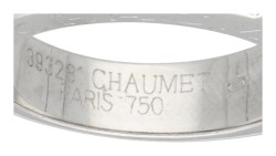 Chaumet 18K witgouden ring bezet met ca. 1.25 ct. tanzaniet