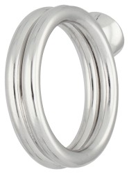 Bron 14K witgouden ring bezet met ca. 0.49 ct. diamanten 