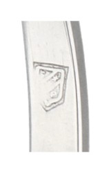 18K Witgouden ring bezet met ca. 0.48 ct. diamant en robijn