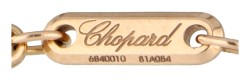 Chopard 18K roségouden 'Happy Diamonds' collier bezet met ca. 0.05 ct. diamant