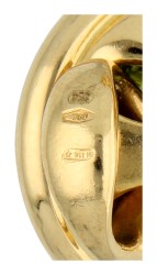 Tamara Comolli 18K geelgouden armband met topaas, toermalijn, peridot en granaat