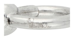 Pomellato 18K witgouden armband bezet met ca. 0.59 ct. diamanten
