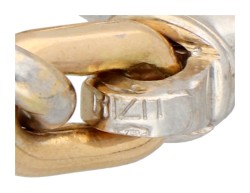 Rizit 18K bicolor gouden collier bezet met ca. 1.44 ct. diamanten
