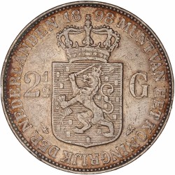 2½ Gulden Wilhelmina 1898. Fraai +.