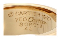 Cartier 18K geelgouden Nouvelle Vague ring