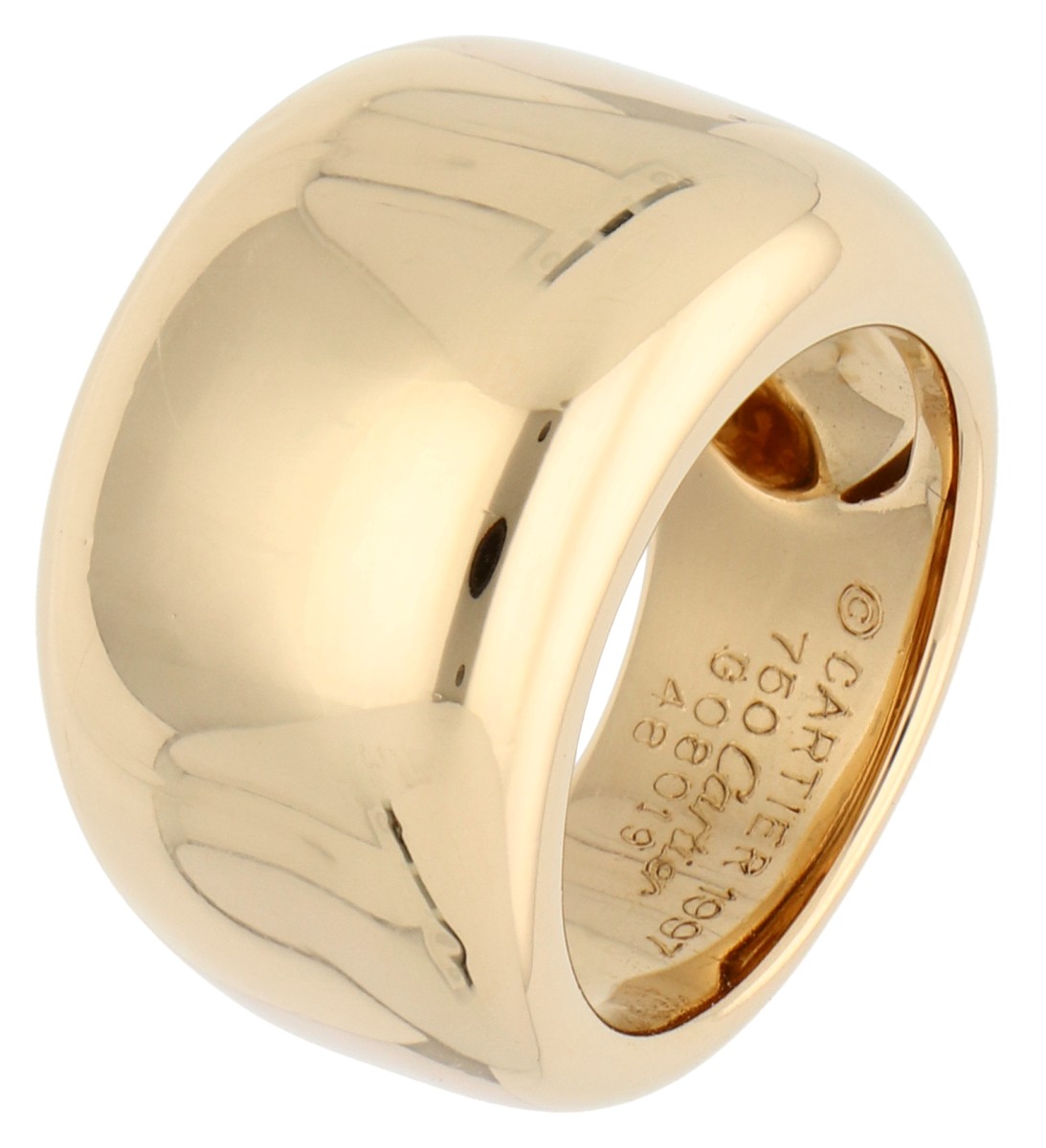 Cartier 18K geelgouden Nouvelle Vague ring