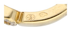 Messika 18K Move Link geelgouden ring bezet met ca. 0.48 ct. diamant