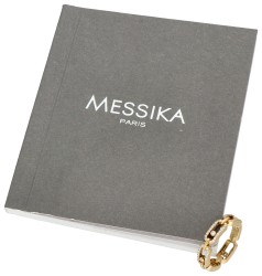 Messika 18K Move Link geelgouden ring bezet met ca. 0.48 ct. diamant