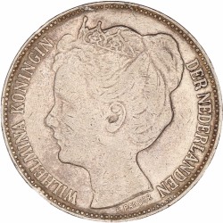 2½ Gulden Wilhelmina 1898. Zeer fraai -.