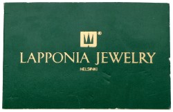 Lapponia sterling zilveren broche Lilia