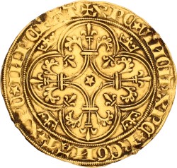 France. Kingdom. Charles VI. Ecu d'or. ND (1385). VF
