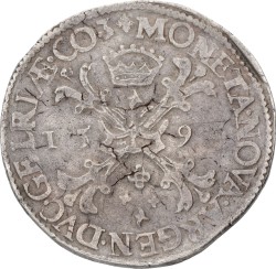 Bourgondische Kruisdaalder. Gelderland. 1592. VF