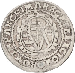 German states. Saxony. Ernestian Line. August I. 1/8 Thaler. 1558. F