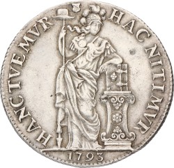 3 Gulden - generaliteits. Utrecht. 1793. VF