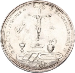 Germany. Communion medal - Given to Dem Enkel, D. 14. März 1852. VF +