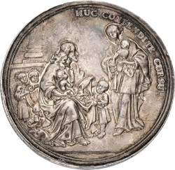 Germany. Communion medal - Given to Dem Enkel, D. 14. März 1852. VF +