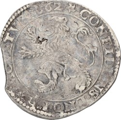Leeuwendaalder op generaliteitsvoet. West-Friesland. 1662. VF