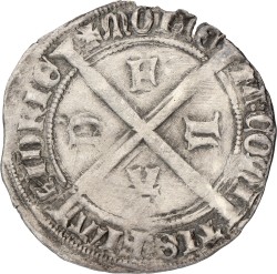 Dubbele groot Cromsteert. Vlaanderen. Filips de goede. ND (1419-1467). VF