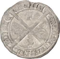 Dubbele groot Cromsteert. Vlaanderen. Filips de Goede. ND (1419 - 1467). F / VF