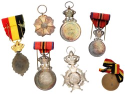 Belgium. 20th century. Lot (7) Civic medals