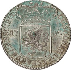 Zilveren dukaat. Zeeland. 1795. VF +