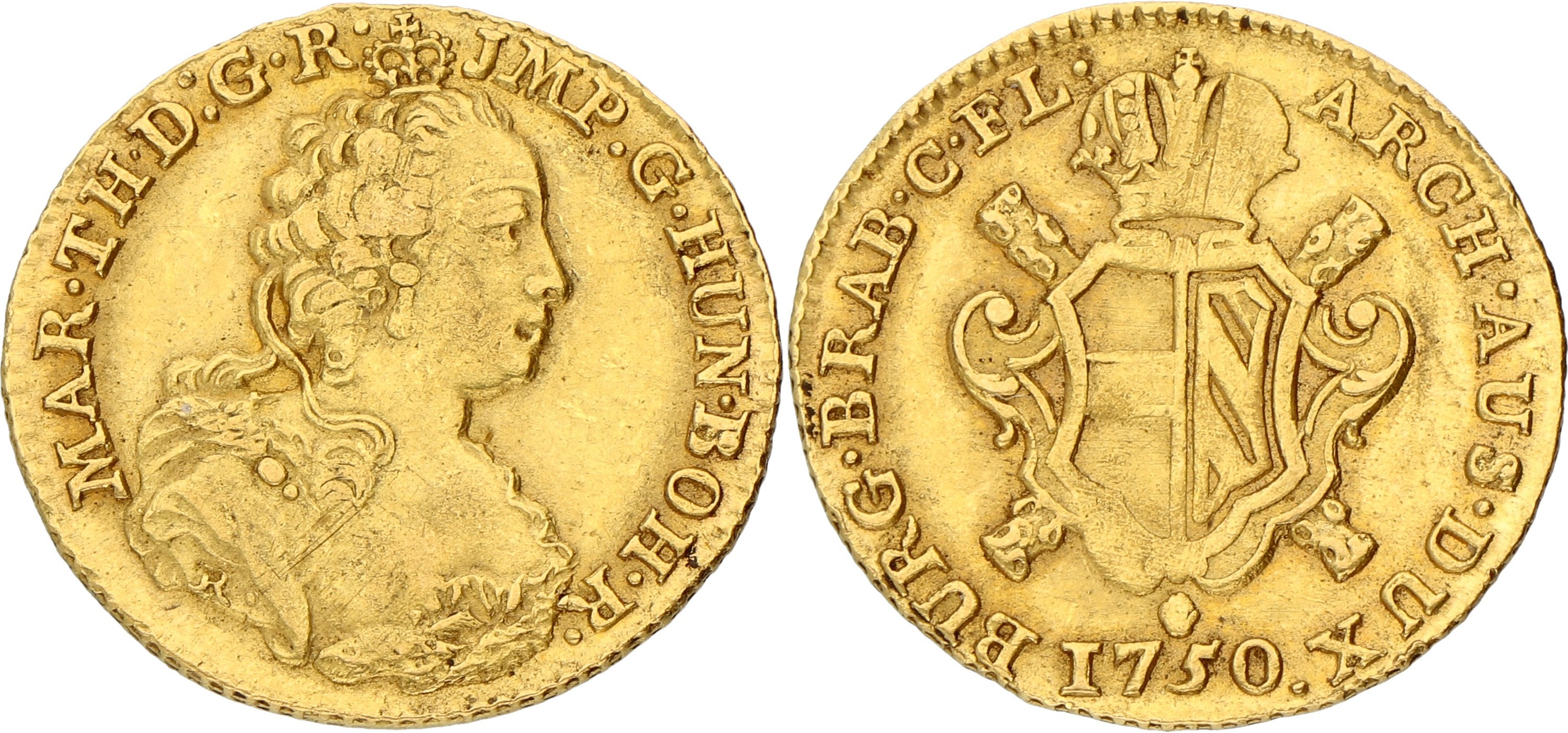Soeverein. Brabant. Antwerpen. Maria Theresia. 1750. VF