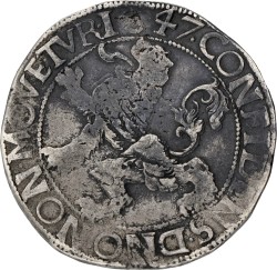 Leeuwendaalder op generaliteitsvoet. Gelderland. 1647 no mintmark. VF