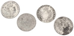 France. Louis XV & XVI. Lot (4) 1 Écu. Average VF