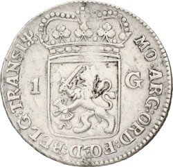 Gulden - generaliteits. Overijssel. 1796. VF