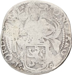 Halve leeuwendaalder op Hollandse voet. Holland. 158(?). F