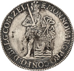Zilveren dukaat. Zeeland. 1775. VF +