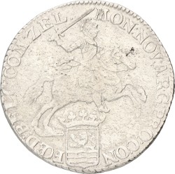 Dukaton of zilveren rijder. Zeeland. 1758. F / VF