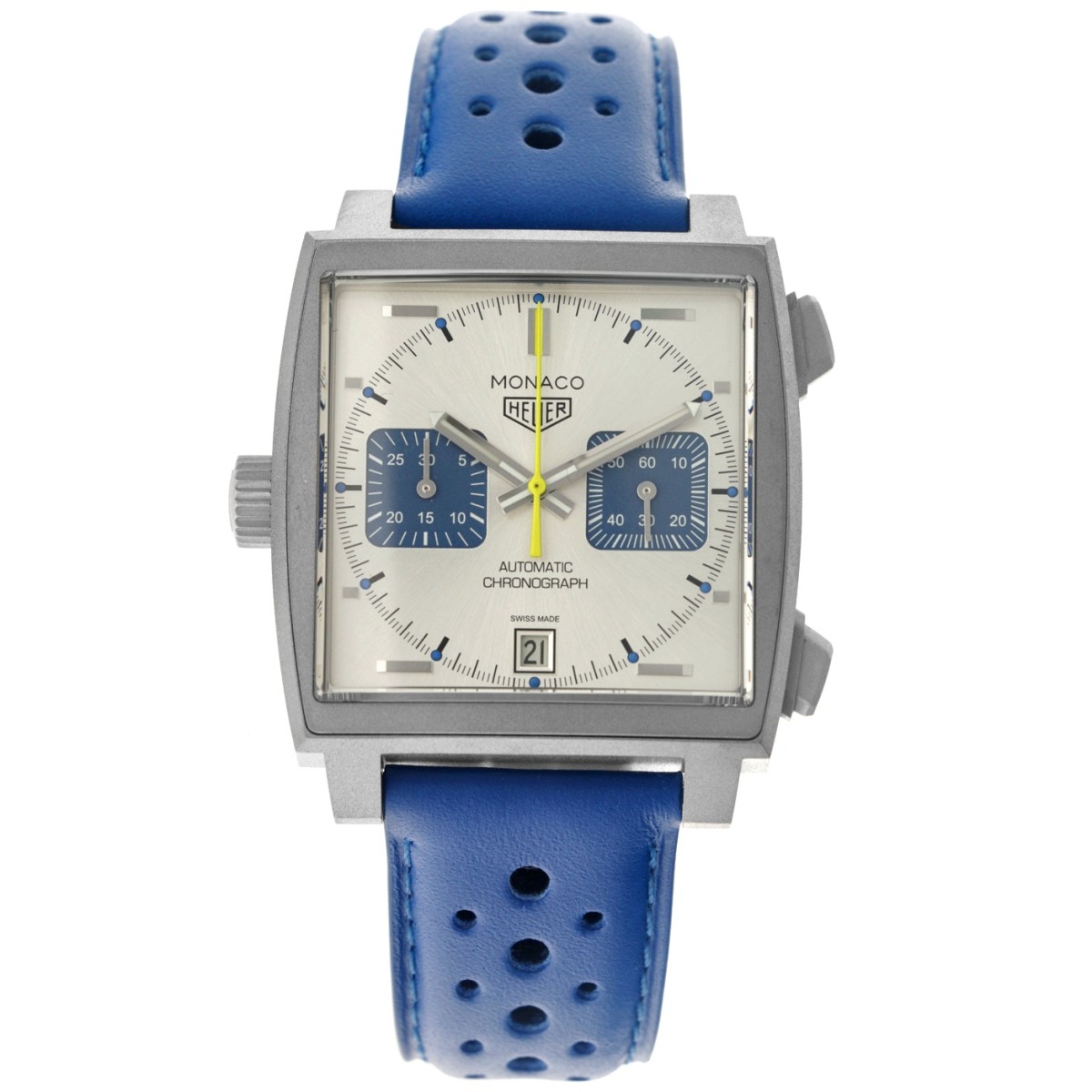 Tag Heuer Monaco Racing Blue Limited Edition CAW218C.FC6548 - Heren horloge - 2023