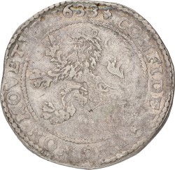 Leeuwendaalder op generaliteitsvoet. West-Friesland. 1633. VF -