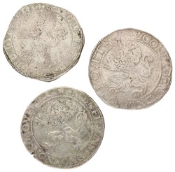 Lot (3) Leeuwendaalder. Holland, Utrecht & Zwolle. Average VF