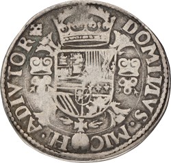 Halve Philipsdaalder. Gelderland. Philips II. 156Z. F +