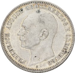 German states. Oldenburg. Friedrich August. 2 Mark. 1900 A. AUnc