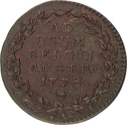 Dubbele oord. Brabant. Brussel. Maria Theresia. 1778. UNC