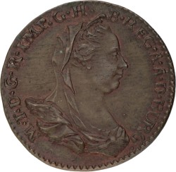 Dubbele oord. Brabant. Brussel. Maria Theresia. 1778. UNC