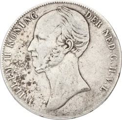 2½ Gulden. Willem II. 1844. VF -.