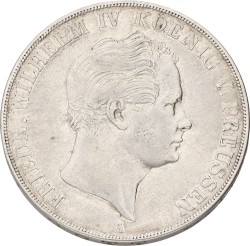German states. Prussia. Friedrich Wilhelm IV. 2 Thaler. 1851. VF +