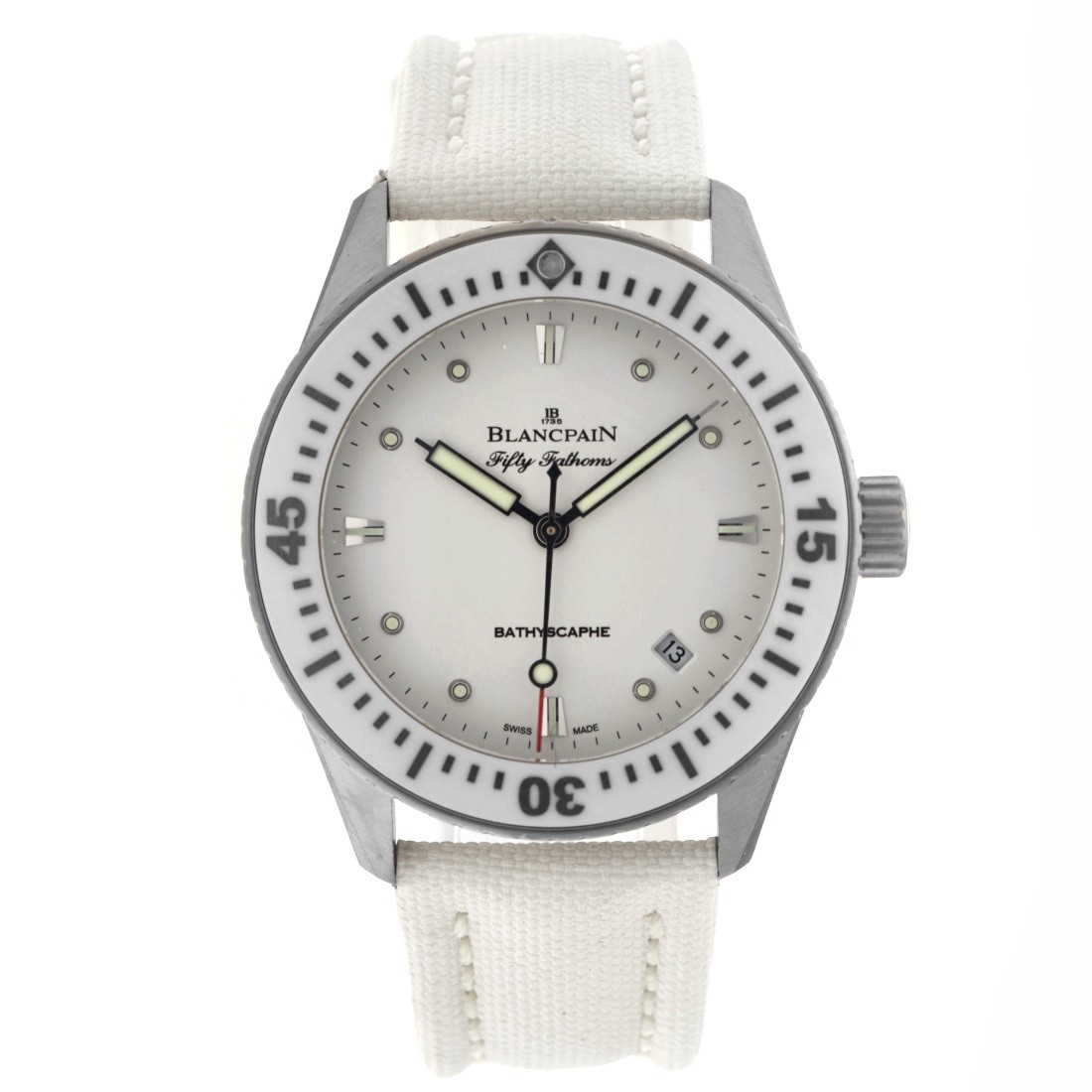 Blancpain Fifty Fathoms Bathyscaphe 5100-1127-W52A - Heren horloge - 2015