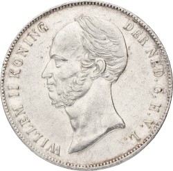 2½ Gulden. Willem II. 1847. XF.