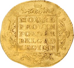 Gouden dukaat. Holland. 1744. XF