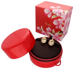 Pomellato Arabesque 18K roségouden oorhangers met kwarts