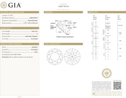 1.00 ct. Round Brilliant GIA certified natural diamond